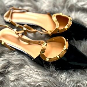 Women’s Studded Slingback Flats